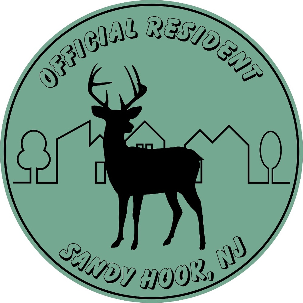 Sandy Hook NJ ~ 3" Sticker (Bundle any 3/$10)
